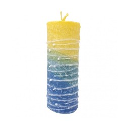 Decorative Handcrafted Pillar Havdalah Candle Bl... | Havdalah Candles
