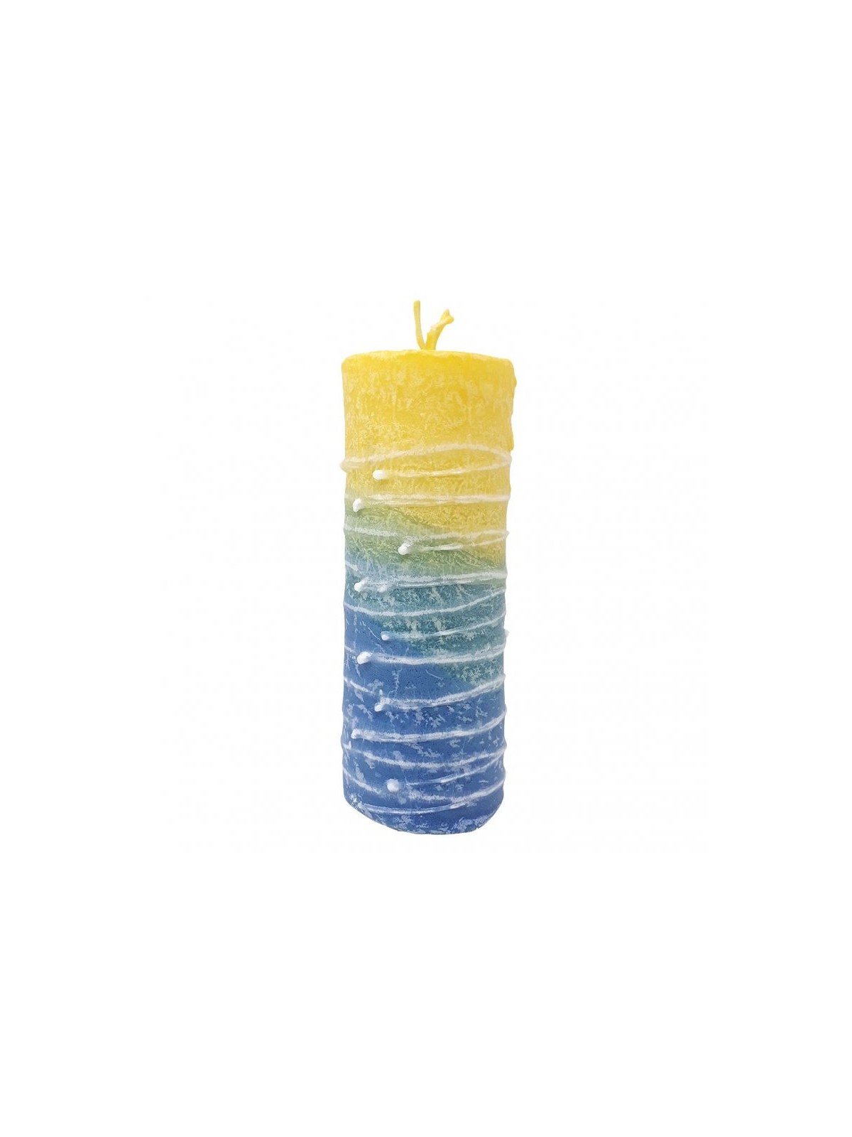 Decorative Handcrafted Pillar Havdalah Candle Bl... | Havdalah Candles