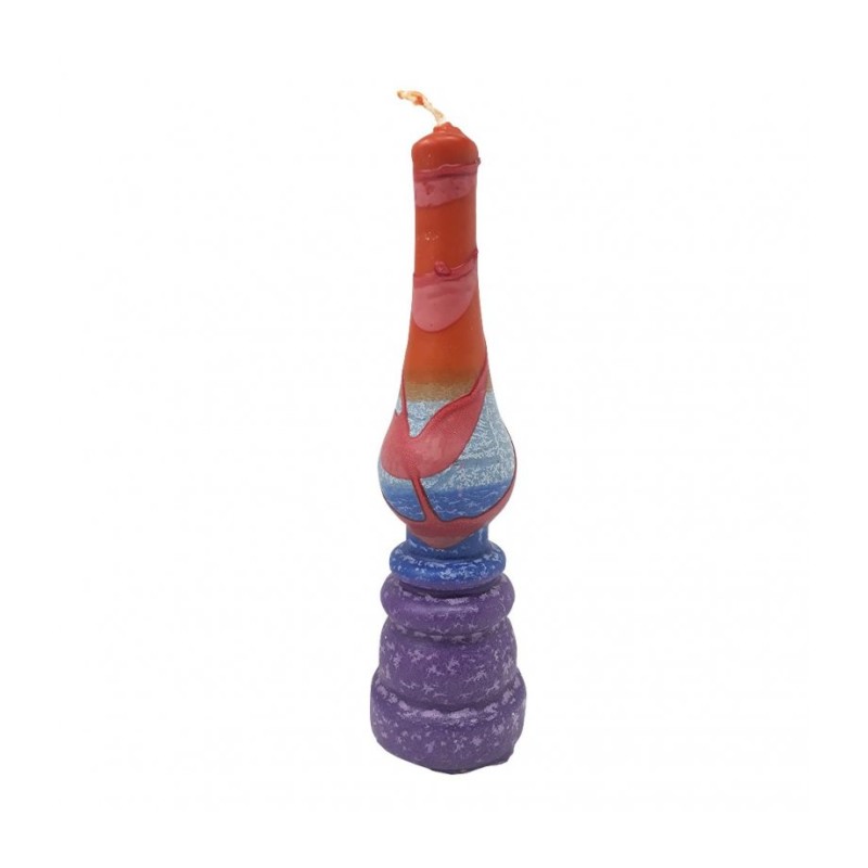 Galilee Style Handmade Lamp Havdalah Candle Purp... | Havdalah Candles