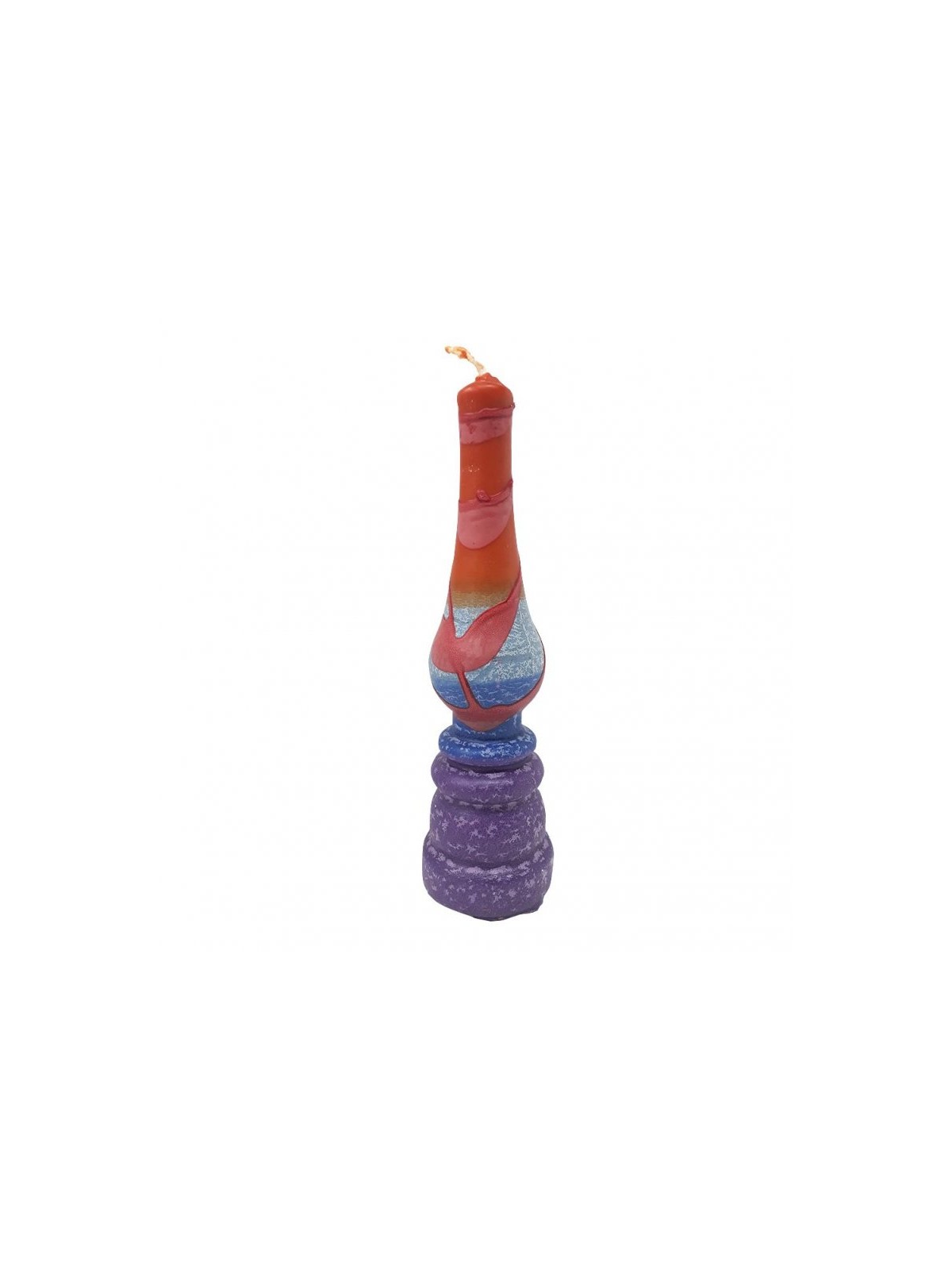 Galilee Style Handmade Lamp Havdalah Candle Purp... | Havdalah Candles