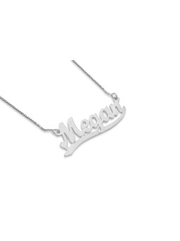 Fashionable Sterling Silver Custom Name Necklace , Tu B'Av Gifts , Isr