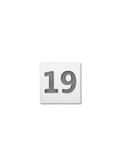 Concrete Engraved Home Number Sign , Tu B'Av Gifts , Israeli Judaica