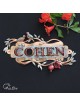 Unique Personalized Decorated and Stylish Home Sig , Jewish Wedding Gi