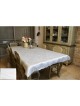 Polyester Shabbat and Yom Tov Classic White Tablecloth | Tablecloths