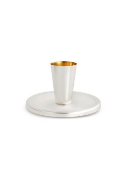 Silver Kiddush Cup with Personalized Engraving , Modern Kiddush Cups ,