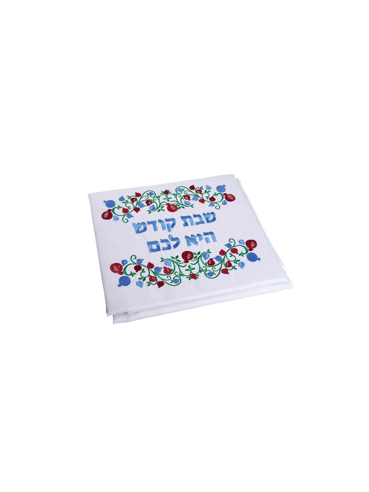 Festive Shabbat and Holiday Tablecloth Red and Blue P... | Tablecloths