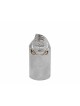 Custom Silver Hammered Memorial Candle Holder , Sterling Silver Candle