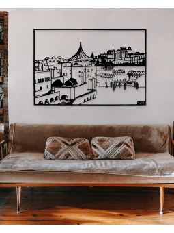 Custom Sizes Unique and Beautiful Metal Jerusalem  , Yigal Natani , Is