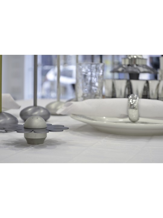 Flower Shaped Aluminum Salt Shaker , Jewish Housewarming , Israeli Jud
