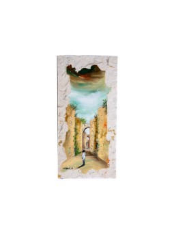 Jerusalem Old City Landscape Hasidic Jew Oil Paint , Tu B'Av Gifts , I