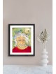 Albert Einstein 3D Painting On Glass a Tribute to  , Tu B'Av Gifts , I