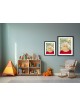 Albert Einstein 3D Painting On Glass a Tribute to  , Tu B'Av Gifts , I