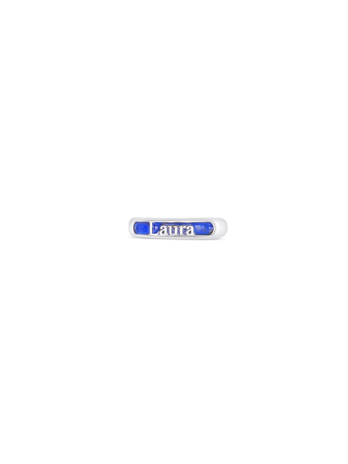 Custom English Name Enameled Ring , Tu B'Av Gifts , Israeli Judaica