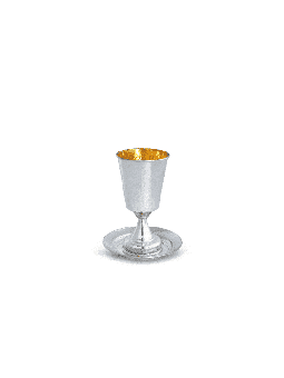 Elegant Personalized 925 Sterling Silver Wine Cup , Passover Gifts , I