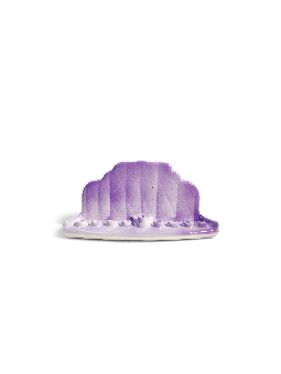 Antique-Style Purple Hanukkah Menorah , Modern Hanukkah Menorahs , Isr