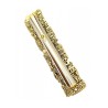 Silver and Gold Plated Jerusalem Mezuzah | Silver Mezuzah