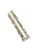 Silver Plated Round Jerusalem Mezuzah | Silver Mezuzah