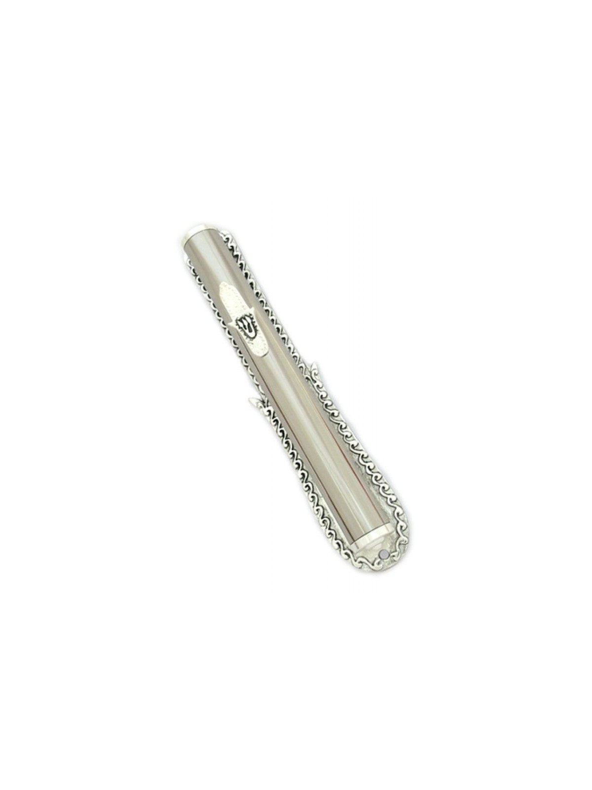 Silver Plated Hamsa Mezuzah | Silver Mezuzah