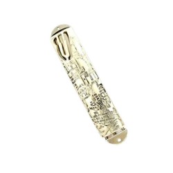Silver Plated Jerusalem Mezuzah | Silver Mezuzah