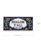Ceramic Wall Plaque Armenian Floral Design Shalom YALL | Top Sellers