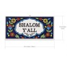 Ceramic Wall Plaque Armenian Floral Design Shalom YALL | Top Sellers