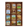 Laminated Colorful Wall Poster Twelve Tribes of Israel wi... | Posters