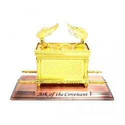 Ark of the Covenant Sculpture with Poles and Cherubim G... | Figurines