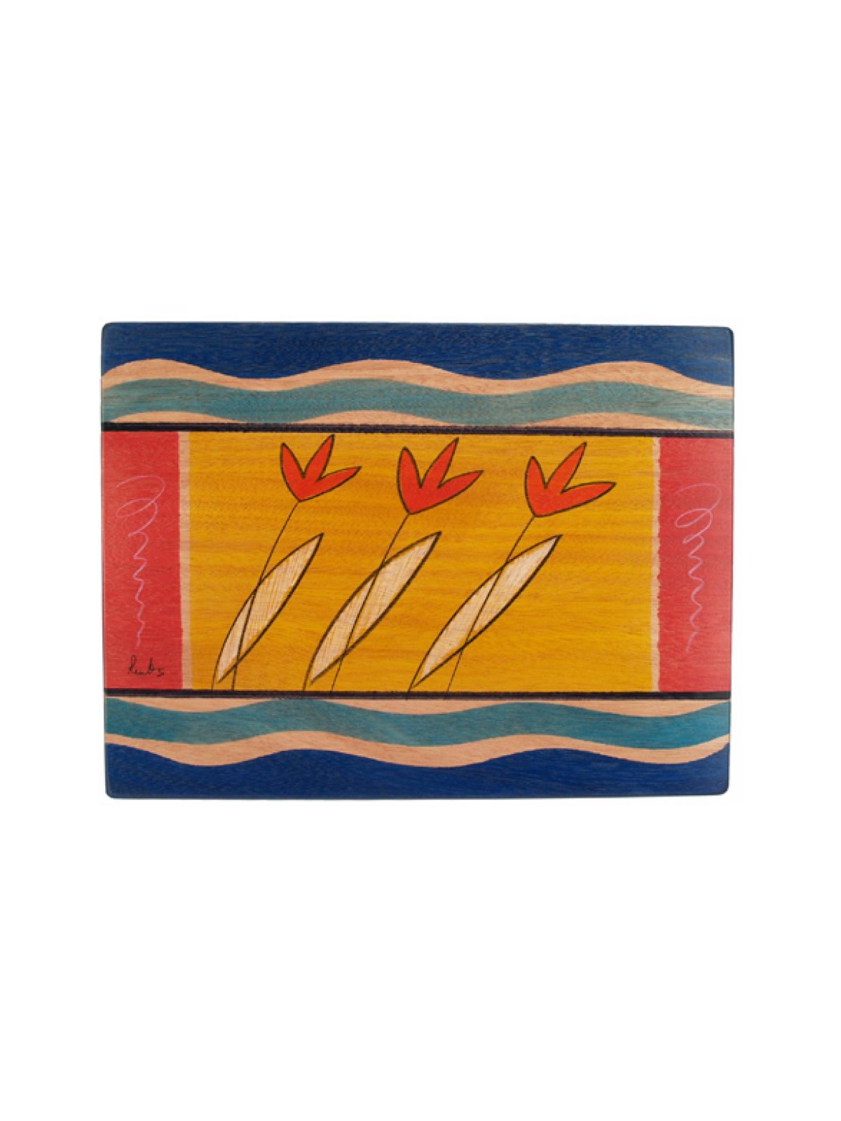 Rectangular Placemat Peri by Kakadu Art | Table Decorations