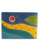 Rectangular Placemat Yellow Path by Kakadu Art | Table Decorations