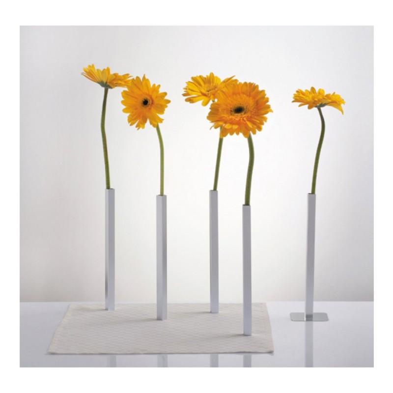 Silver Aluminum Magnetic Vase | Table Decorations