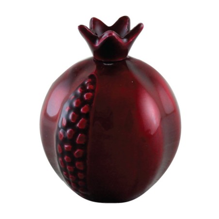 Decorative Red Maroon Aluminium Pomegranate | Rosh Hashanah Gifts