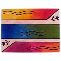 Set de table rectangulaire Ikat par Kakadu Art | Décorations de table