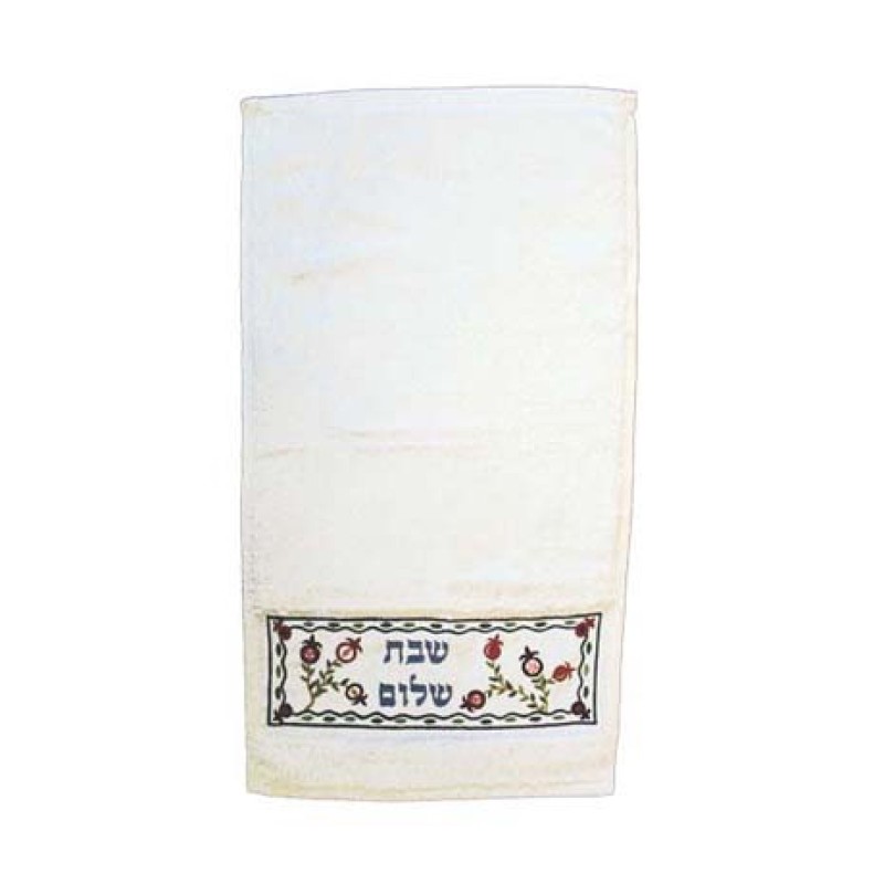 Yair Emanuel Netilat Yadayim Towel Embroidered ... | Towels by Emanuel