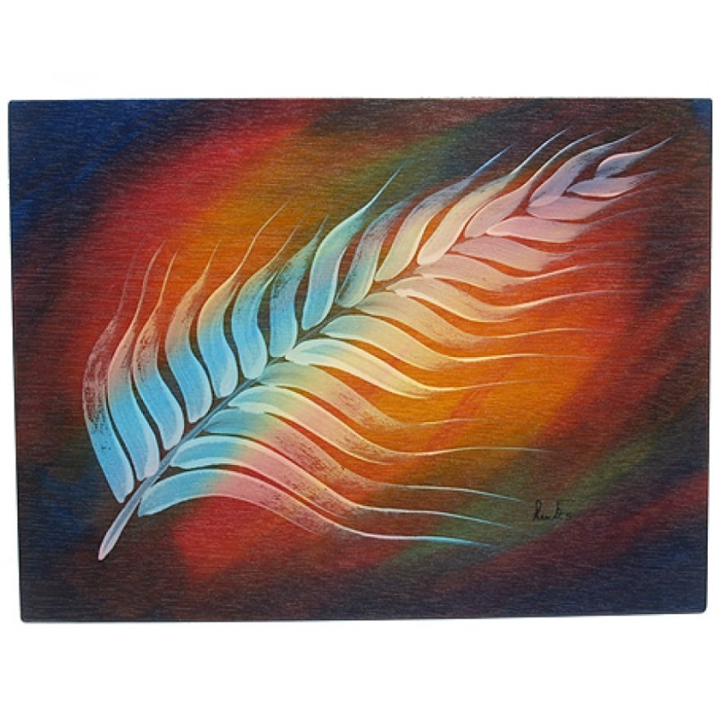 Rectangular Placemat White Plume by Kakadu Art | Table Decorations