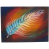 Rectangular Placemat White Plume by Kakadu Art | Table Decorations