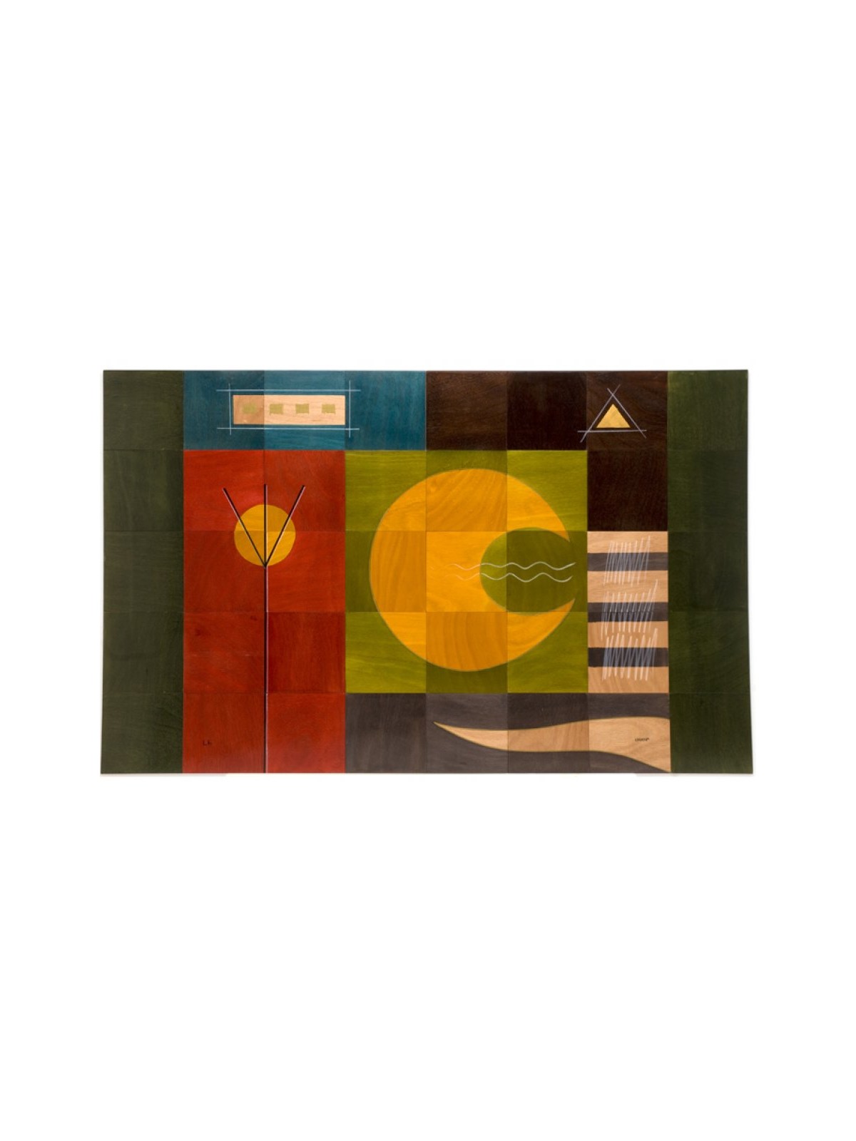 Floor Mat Yellow Moon by Kakadu Art | House Decorations