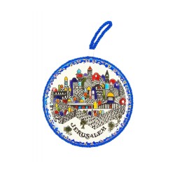 Ceramic Wall Plaque With Armenian Art Jerusalem Im... | Misc Blessings