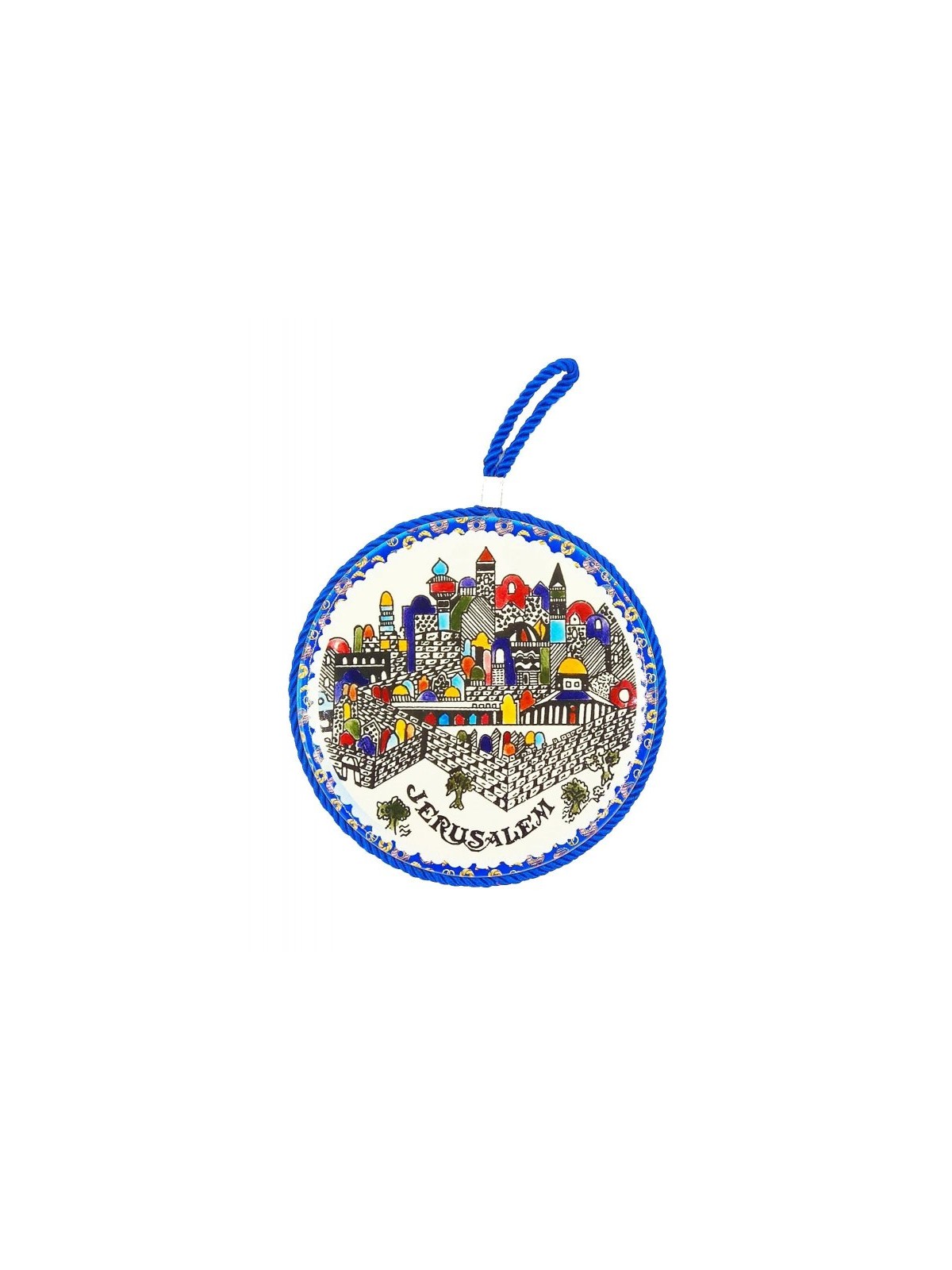 Ceramic Wall Plaque With Armenian Art Jerusalem Im... | Misc Blessings