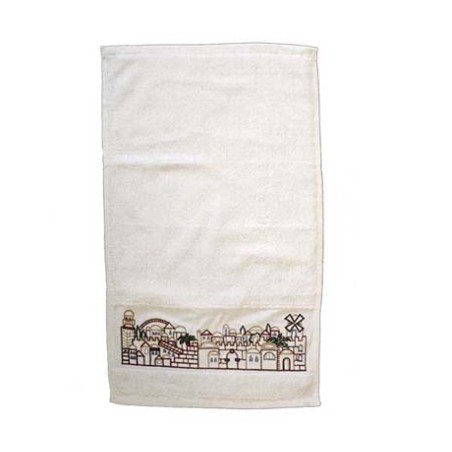 Yair Emanuel Cotton Netilat Yadayim Hand Towel ... | Towels by Emanuel