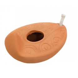 Replica of Ancient Biblical Clay Oil Lamp Decor... | House Decorations