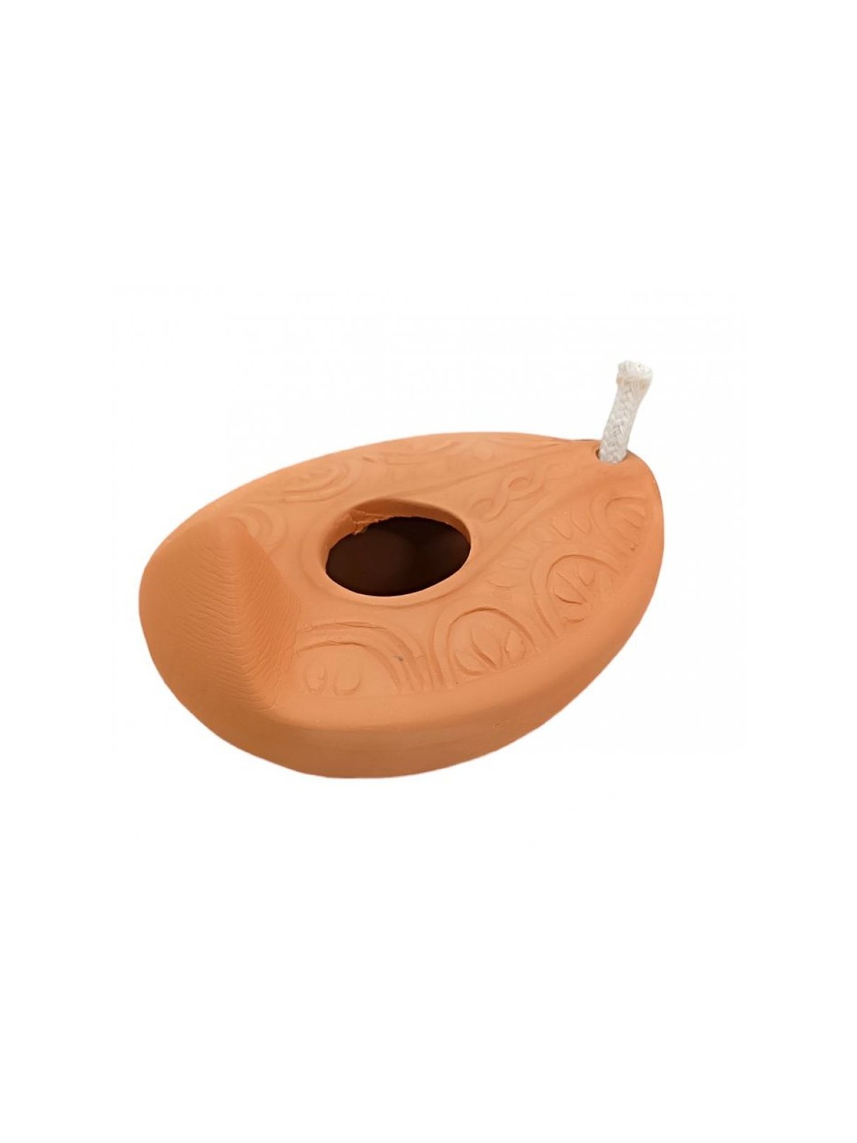 Replica of Ancient Biblical Clay Oil Lamp Decor... | House Decorations