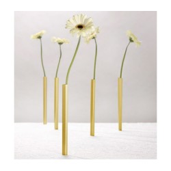 Golden Aluminum Magnetic Vase | Table Decorations