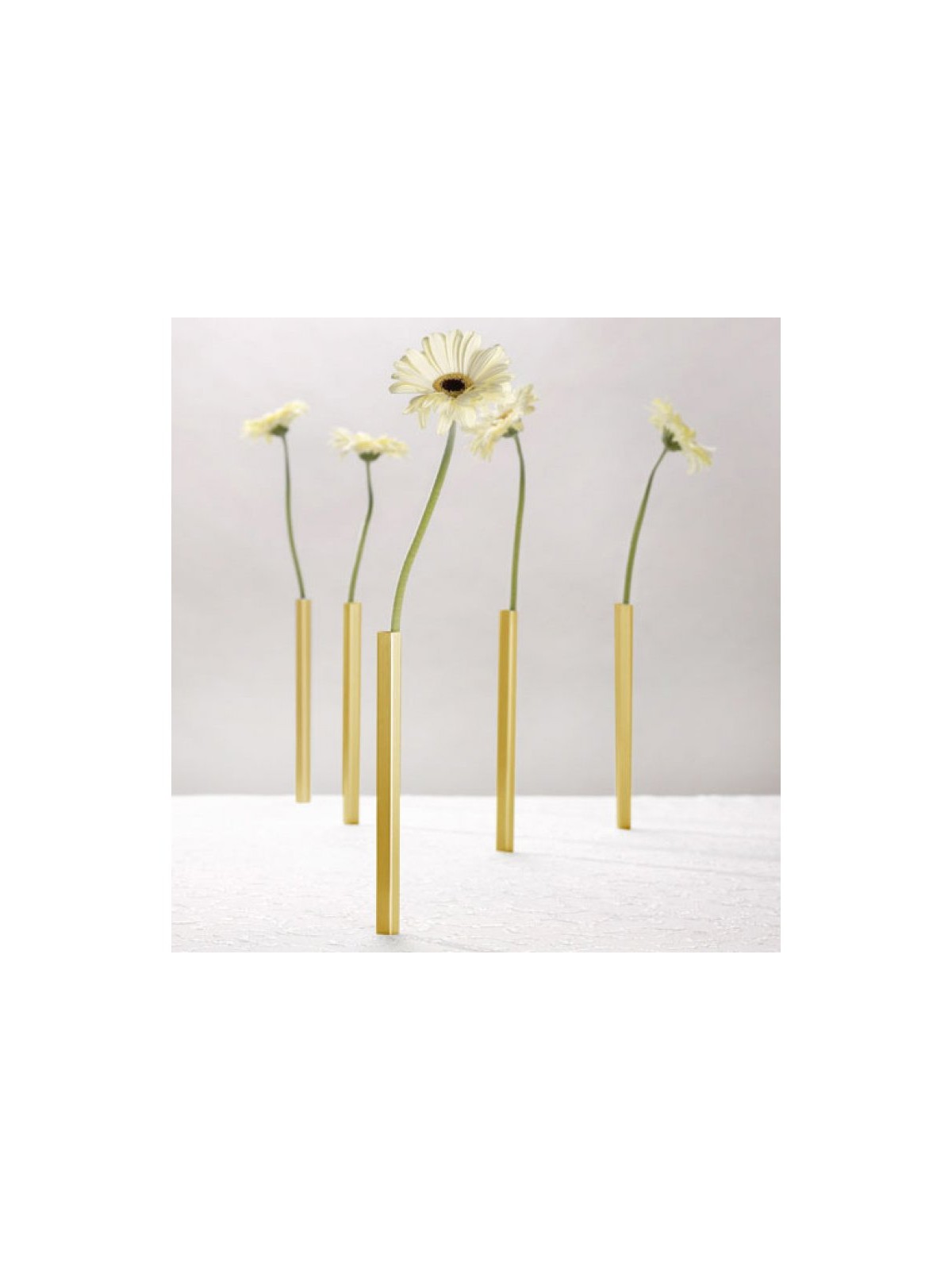 Golden Aluminum Magnetic Vase | Table Decorations