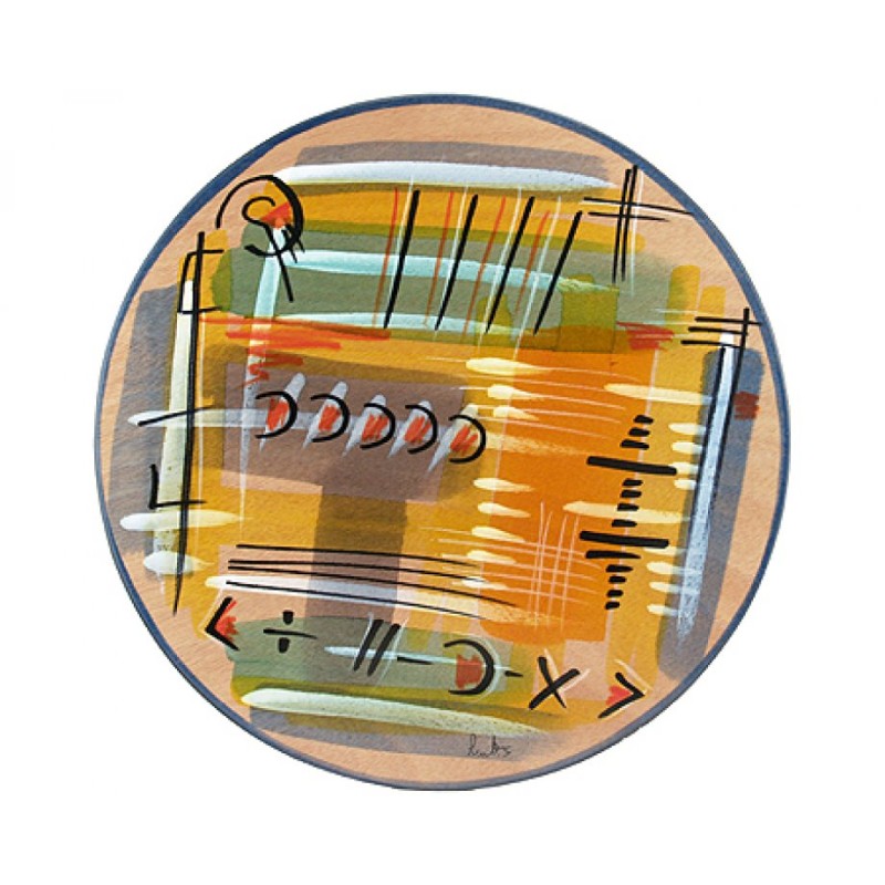 Round Placemat Thoughts by Kakadu Art | Table Decorations