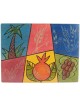 Rectangular Wood Placemat Seven Species Design ... | Table Decorations