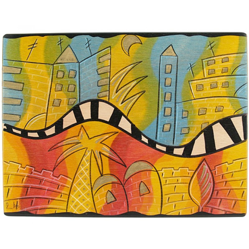 Rectangular Placemat O Jerusalem by Kakadu Art | Table Decorations