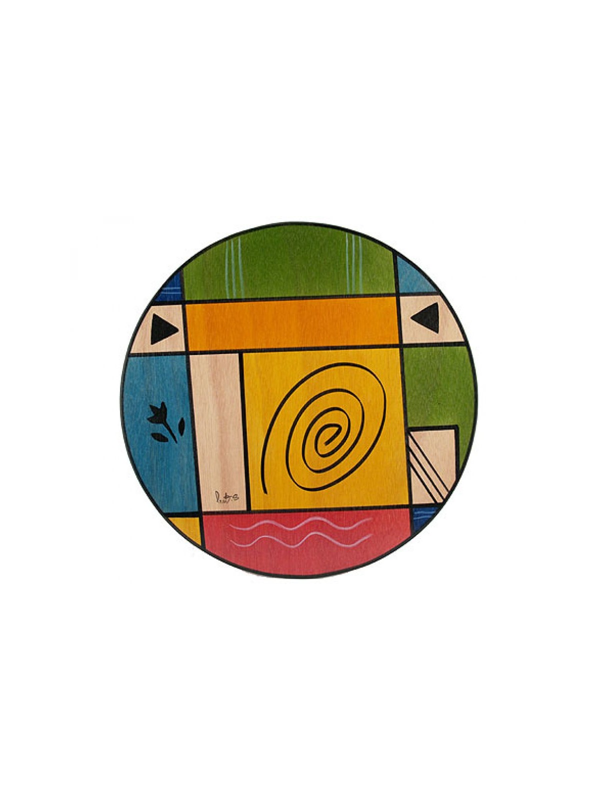 Round Placemat Modernini by Kakadu Art | Table Decorations