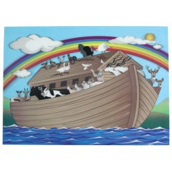 Noahs Ark 3 D Canvas Wall Hanging | House Decorations