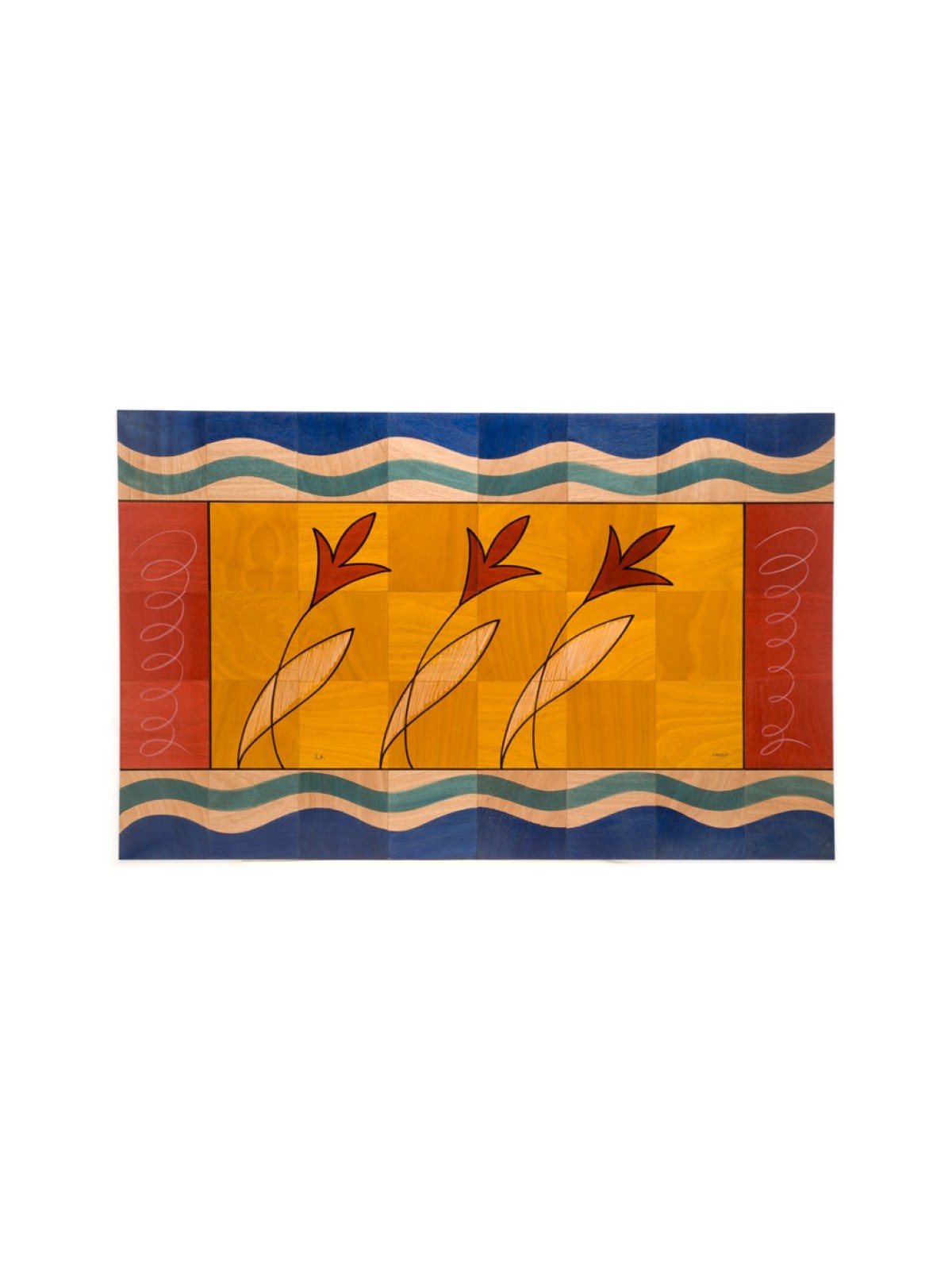 Floor Mat Peri by Kakadu Art | House Decorations