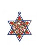 Yair Emanuel Blue Star of David Wall Hanging filled... | Wall Hangings